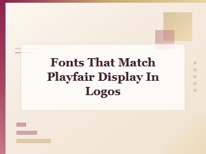 Font Pairings for Headlines with Playfair Display